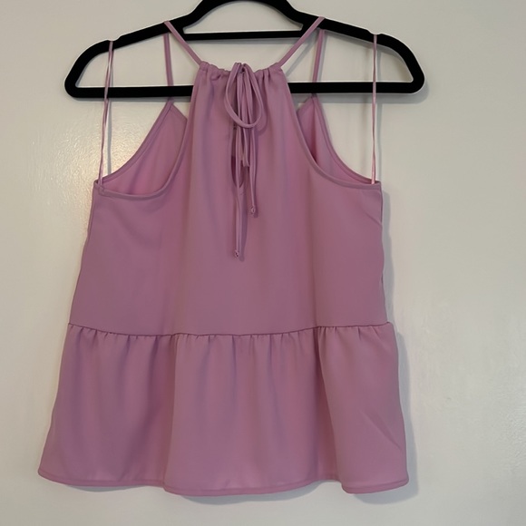 Olive & Oak Ruffle Spaghetti Strap Sleeveless Top size Small - Picture 8 of 8